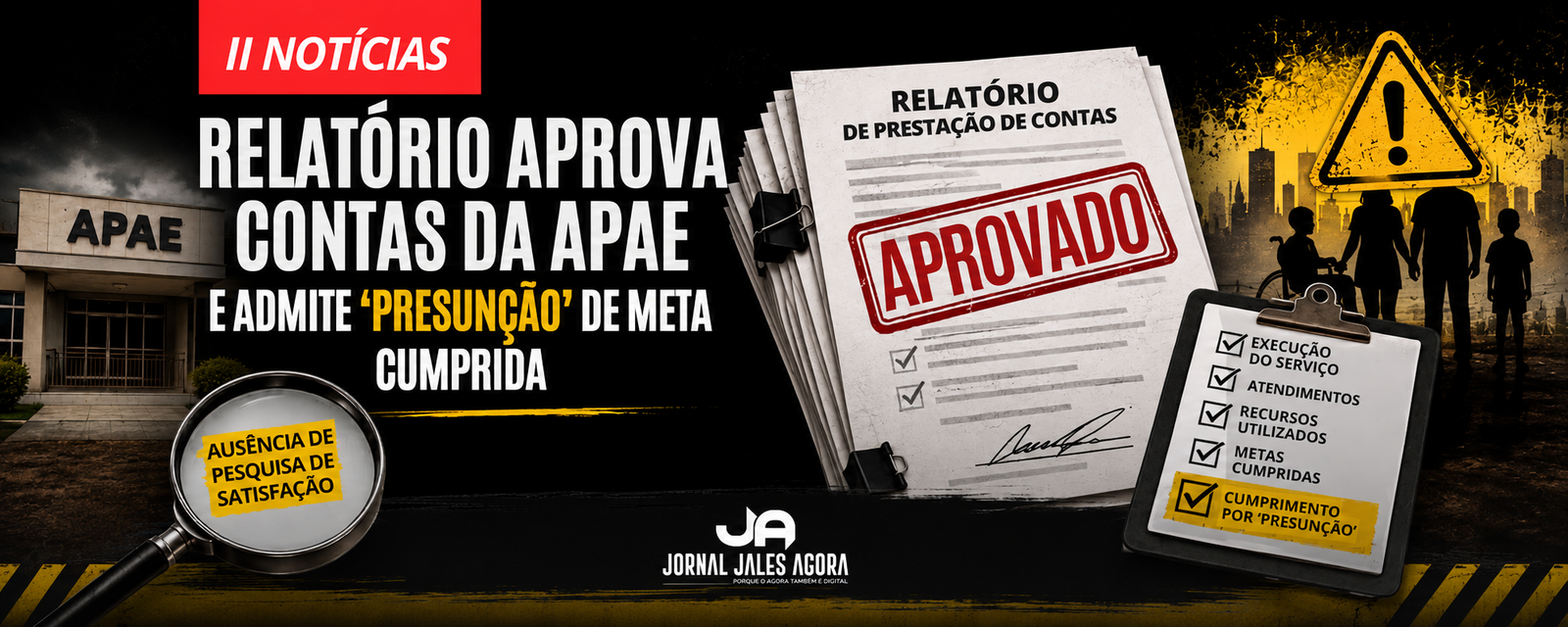 PREFEITURA APROVA CONTAS DA APAE, MAS RELATÓRIO ADMITE FALTA DE PESQUISA E CITA “PRESUNÇÃO” DE META CUMPRIDA